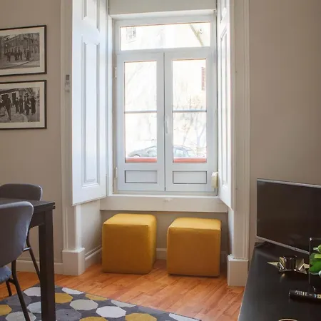 شقة Alfama Graca District Typical & Bright , 3 Bedroom With Ac 1st Floor Lisboa